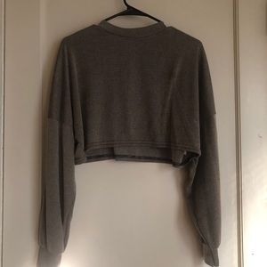 Nasty Gal Ribbed Cropped Top